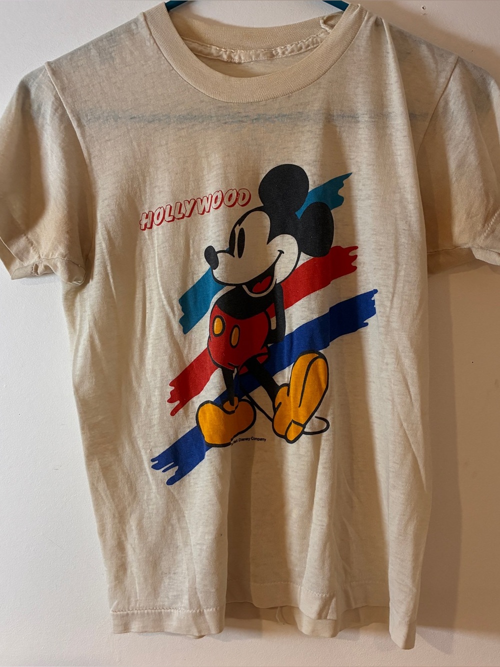Vintage early 80’s Disney Mickey “Hollywood” Shirt